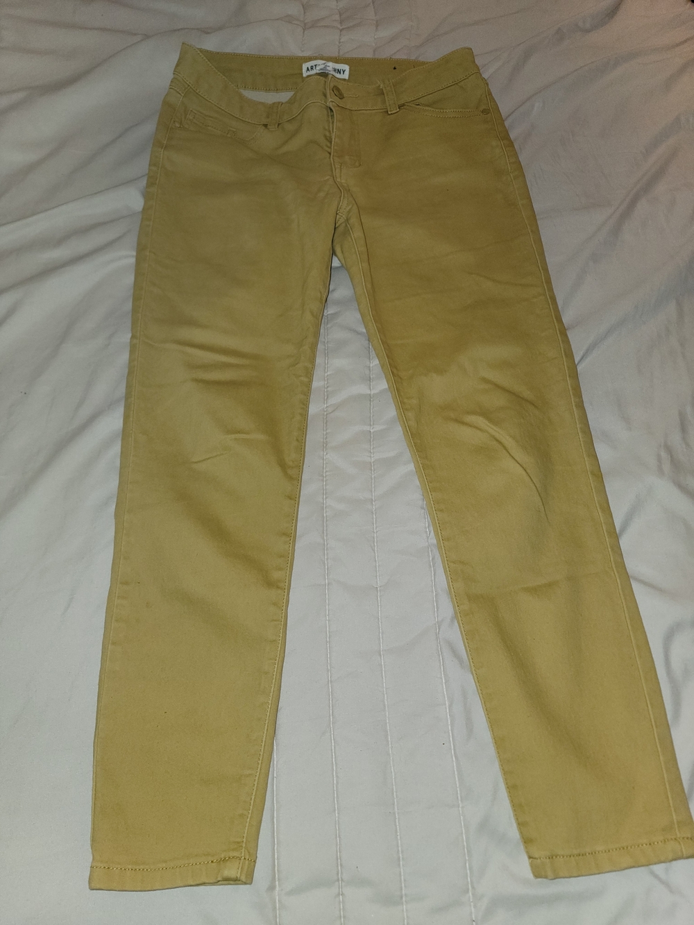 Artisan Ny Mustard Skinny Jeans